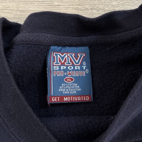 MV Sport DOJ Department of Justice Sweatshirt Navy Pro-Weave Embroidered XL - Picture 4 of 5